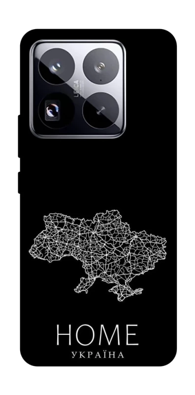 Чохол на Xiaomi 15 Pro Ukraine black map фото 1 з 1