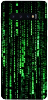Чехол на Samsung Galaxy S10+ Matrix Code фото 1 Чехол на Samsung Galaxy S10+ Matrix Code фото 1 из 1