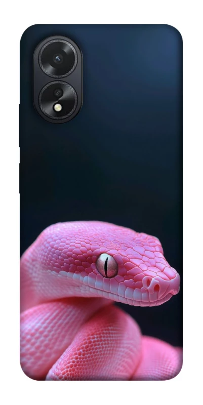Чехол на Oppo A38 Розовая Змея фото 1 из 1