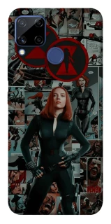 Чехол на Realme C15 Black Widow фото 1 из 1