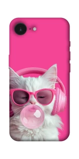 Чохол на Apple iPhone 16e (6.1") Pink kitty фото 1 Чохол на Apple iPhone 16e (6.1") Pink kitty фото 1 з 1