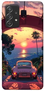 Чехол на Samsung Galaxy A52 4G / A52 5G Porsche at sunset фото 1 из 1