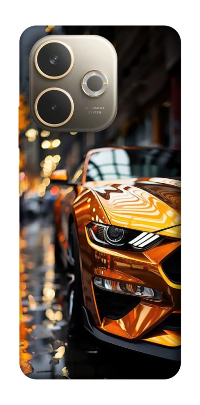 Чохол на Oppo A5 Pro 4G Golden sports car фото 1 з 1