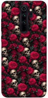 Чохол на Xiaomi Redmi Note 8 Pro Черепа та рози фото 1 з 1