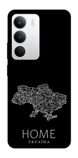 Чохол на Realme C71 Ukraine black map фото 1 з 1