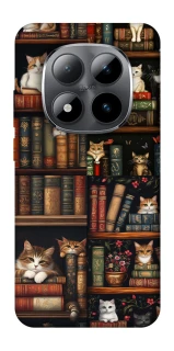 Чехол на Xiaomi Redmi Note 15 Pro 5G Cats & Books фото 1 из 1