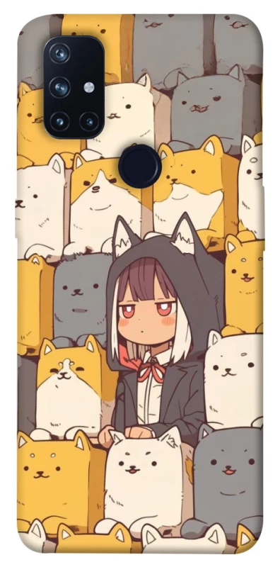 Чохол на OnePlus Nord N10 5G Like a cat фото 1 з 1