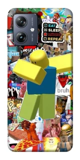 Чохол на Motorola Moto G54 Roblox style фото 1 Чохол на Motorola Moto G54 Roblox style фото 1 з 1