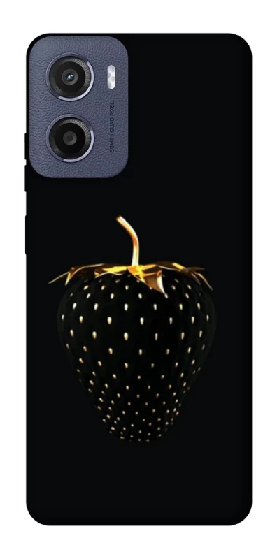 Чохол на Motorola Moto G05 Чорна полуниця фото 1 з 1