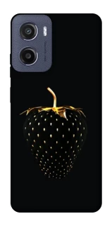 Чохол на Motorola Moto G05 Чорна полуниця фото 1 з 1