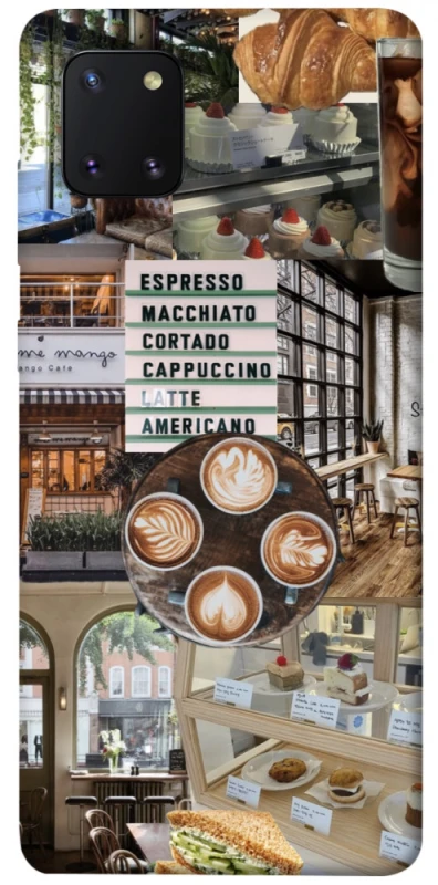 Чохол на Samsung Galaxy Note 10 Lite (A81) Coffee collage ver.5 фото 1 з 1