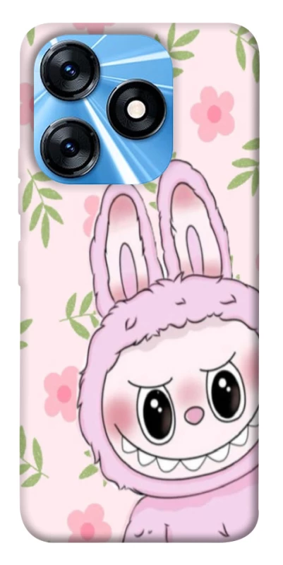 Чохол на TECNO Spark 10 Blossom Pink Labubu фото 1 з 1