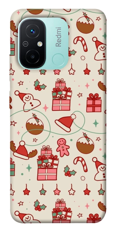 Чехол на Xiaomi Redmi 12C / Poco C55 Новогодний v14 фото 1 из 1