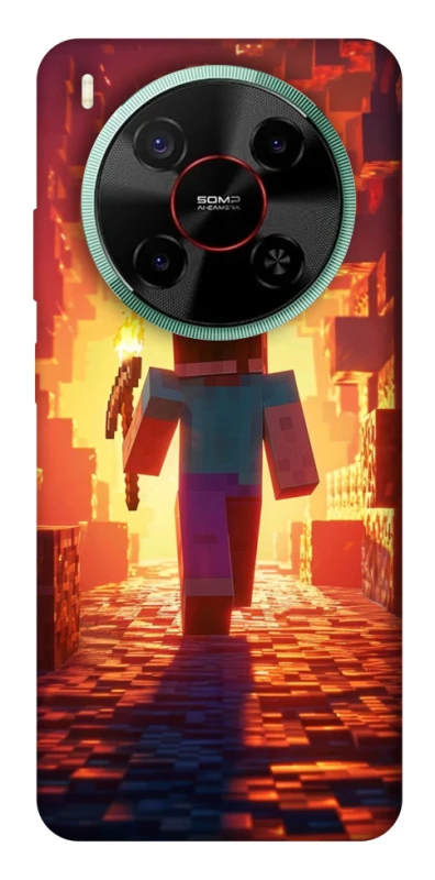 Чохол на ZTE Nubia V70 Max Minecraft adventure фото 1 з 1