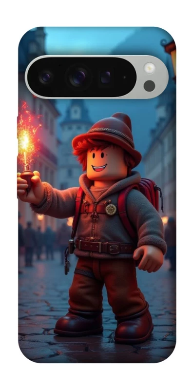 Чохол на Google Pixel 9 Pro XL Roblox Fire Logo Blue Flames фото 1 з 1