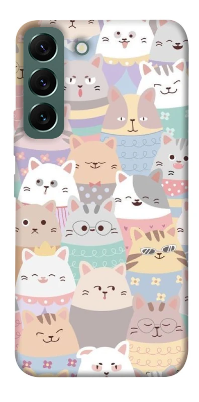 Чехол на Samsung Galaxy S22 Funny Kittens ver.2 фото 1 из 1