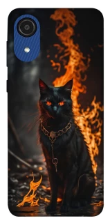 Чохол на Samsung Galaxy A03 Core Вогняний кіт фото 1 Чохол на Samsung Galaxy A03 Core Вогняний кіт фото 1 з 1