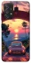 Чехол на Samsung Galaxy A52 4G / A52 5G Porsche at sunset фото 1 из 1