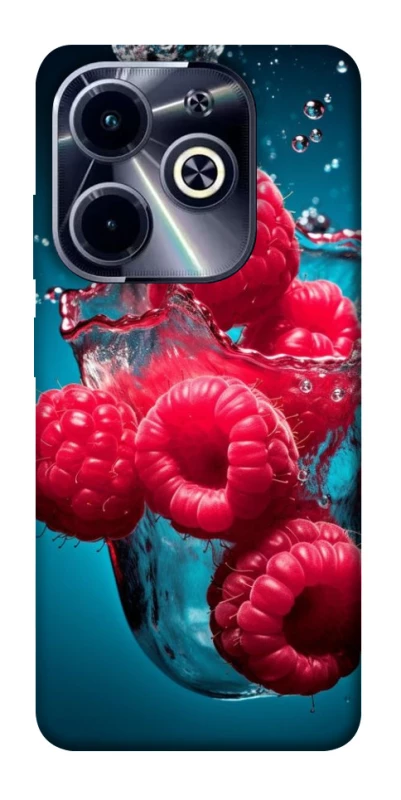 Чохол на Infinix Hot 40i Малинка у воді фото 1 з 1