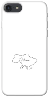 Чохол на Apple iPhone 7 / 8 (4.7") Ukraine map фото 1 з 1