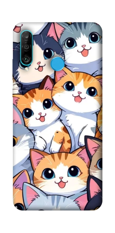 Чехол на Huawei P30 lite Cute Cat v2 фото 1 из 1