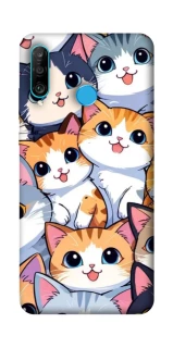 Чехол на Huawei P30 lite Cute Cat v2 фото 1 из 1