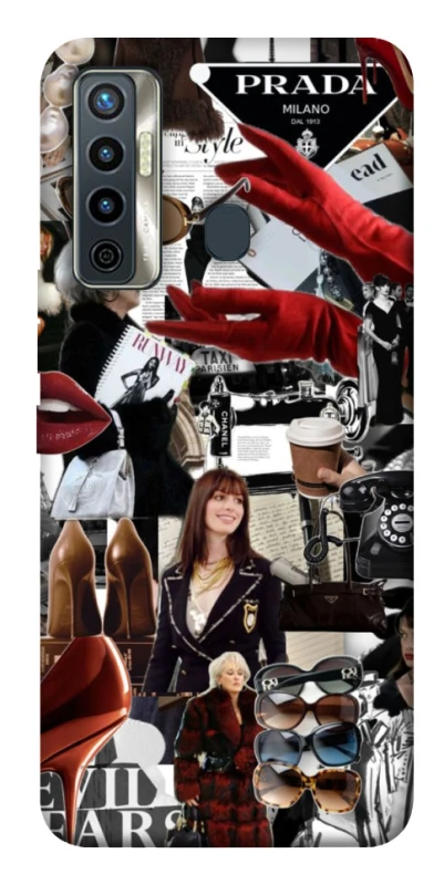 Чехол на TECNO Camon 17 Fashion collage ver.13 фото 1 из 1