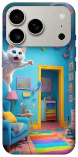 Чохол на Apple iPhone 18 Pro crazy cat фото 1 з 2