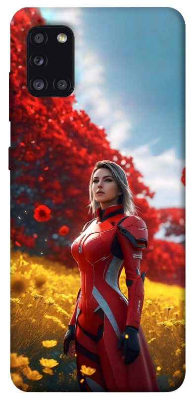 Чохол на Samsung Galaxy A31 Cyber space girl ver.5 фото 1 з 1