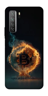 Чохол на Huawei Nova 7 SE Fire Bitcoin фото 1 з 1