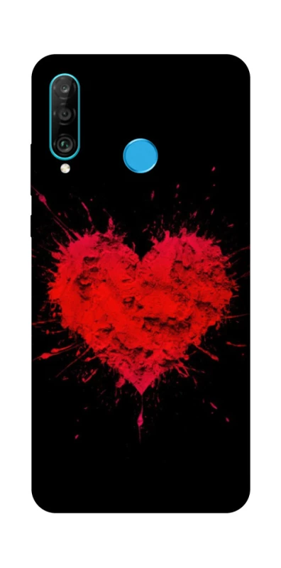 Чехол на Huawei P30 lite Splash heart фото 1 из 1