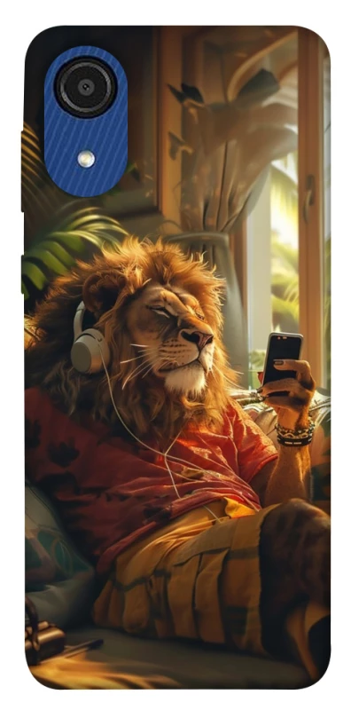 Чехол на Samsung Galaxy A03 Core Лев v2 фото 1 Чехол на Samsung Galaxy A03 Core Лев v2 фото 1 из 1