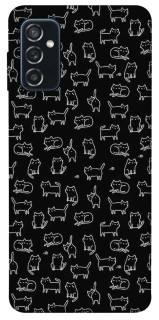 Чохол на Samsung Galaxy M52 Black Cats фото 1 Чохол на Samsung Galaxy M52 Black Cats фото 1 з 1