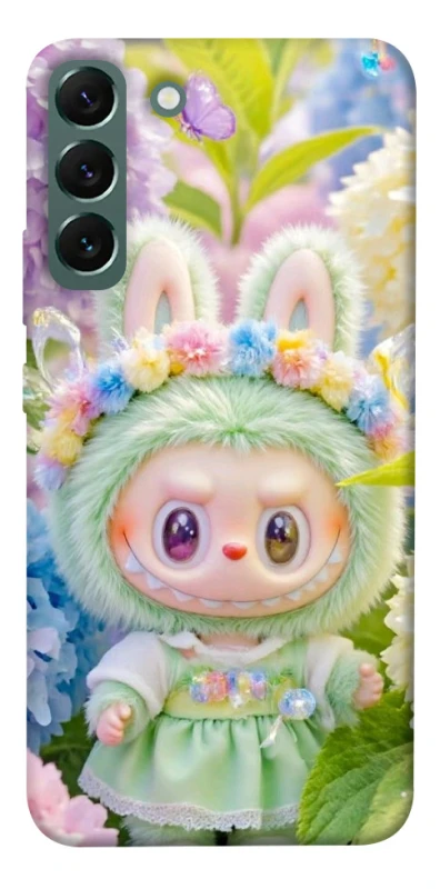 Чохол на Samsung Galaxy S22+ Labubu & Flowers ver.2 фото 1 з 1