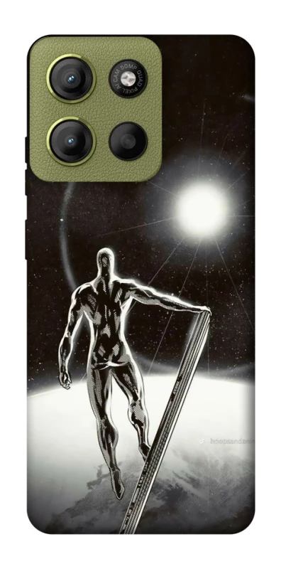 Чохол на Motorola Moto G15 4G Срібний серфер фото 1 з 1