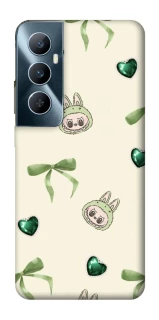 Чехол на Realme C65 4G Labubu Green Heart фото 1 из 1
