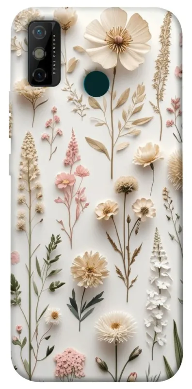 Чохол на TECNO Spark 6 Go Floral design ver.1 фото 1 з 1