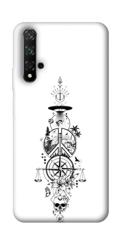 Чехол на Huawei Honor 20 / Nova 5T Tattoo ver.7 фото 1 из 1