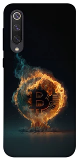 Чохол на Xiaomi Mi 9 SE Fire Bitcoin фото 1 з 1