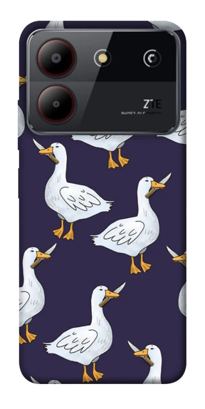Чохол на ZTE Blade A54 4G Гуси з претензією фото 1 з 1