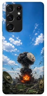 Чехол на Samsung Galaxy S21 Ultra Moscow never sleeps ver.6 фото 1 из 1
