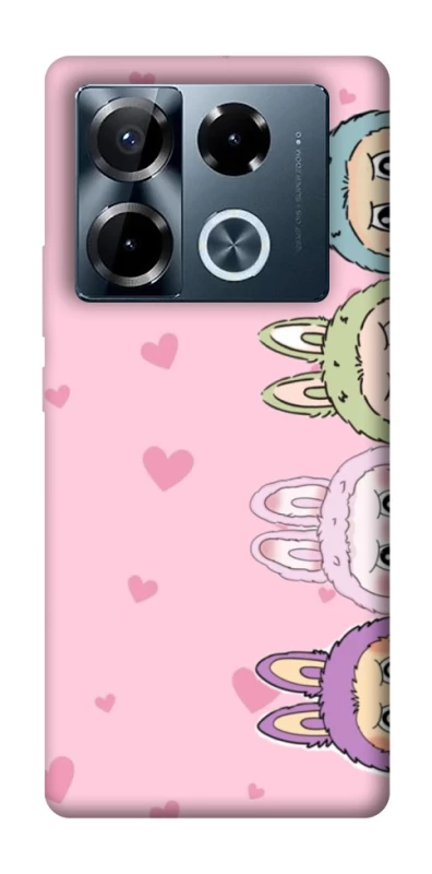 Чохол на Infinix Note 40 Pro 4G All Labubu 4 фото 1 з 1