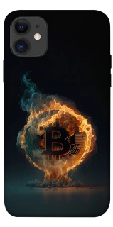 Чохол на Apple iPhone 11 (6.1") Fire Bitcoin фото 1 з 1