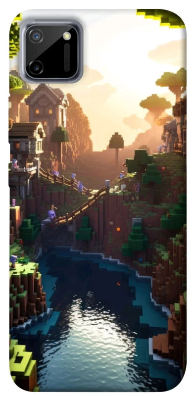 Чехол на Realme C11 Minecraft sunset фото 1 из 1