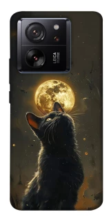 Чехол на Xiaomi 13T Кот под луной v2 фото 1 из 1