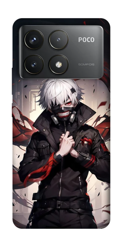 Чохол на Xiaomi Poco F6 Pro Ken Kaneki фото 1 з 1