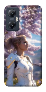 Чехол на Infinix Hot 20 5G Cyber space girl ver.1 фото 1 из 1