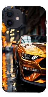 Чохол на Apple iPhone 12 mini (5.4") Golden sports car фото 1 з 1