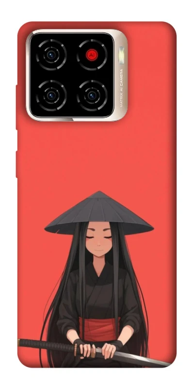 Чохол на ZTE Blade A56 Red samurai фото 1 з 1