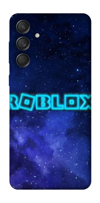 Чохол на Samsung Galaxy M55 Roblox Space Logo Blue фото 1 з 1